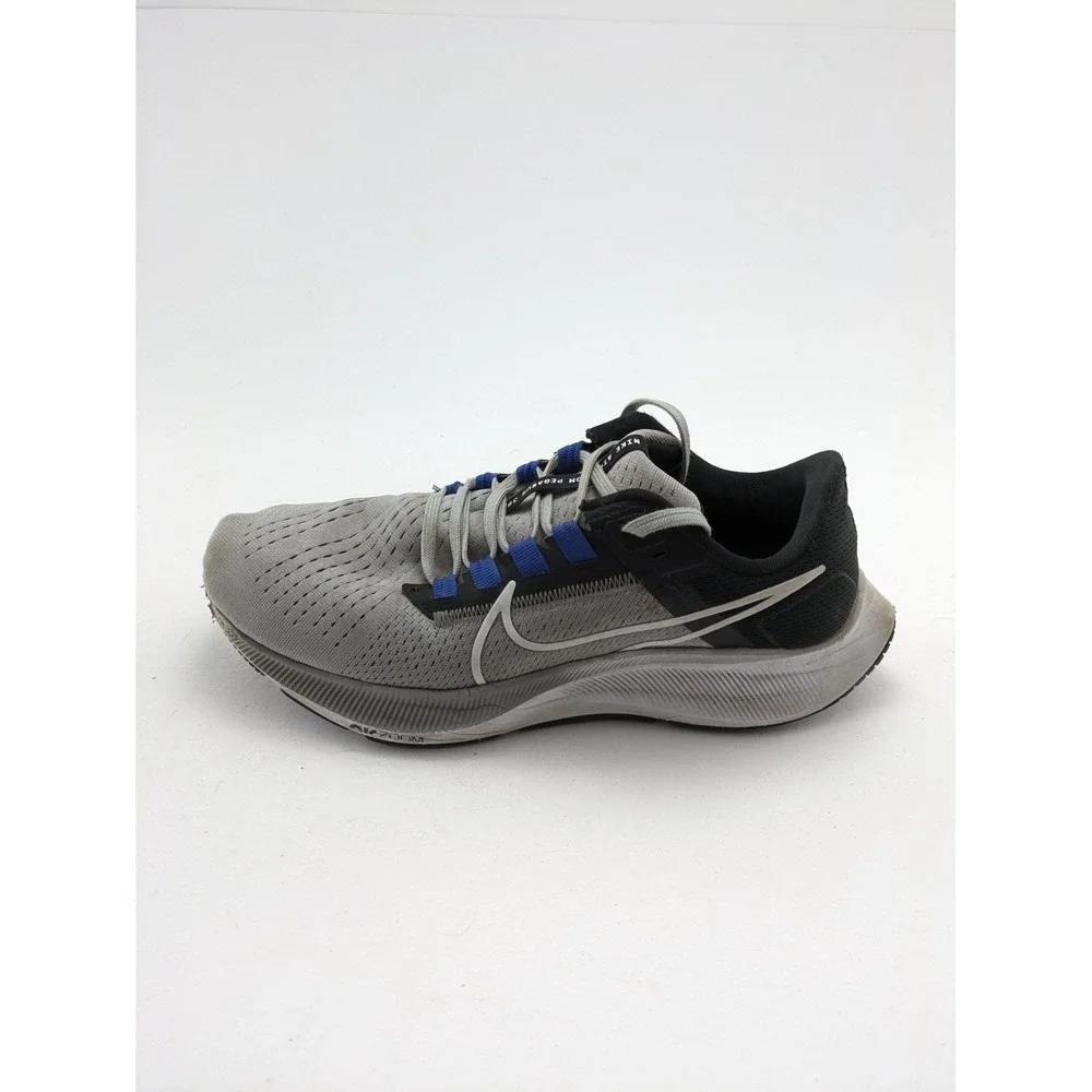 Mens Nike Air Zoom Pegasus 38 Black Wolf Gray Running Shoes CW7356-006 Size 8